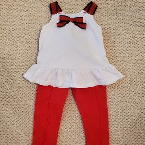 Janie And Jack 2 Piece Dress Set 18-24 Months